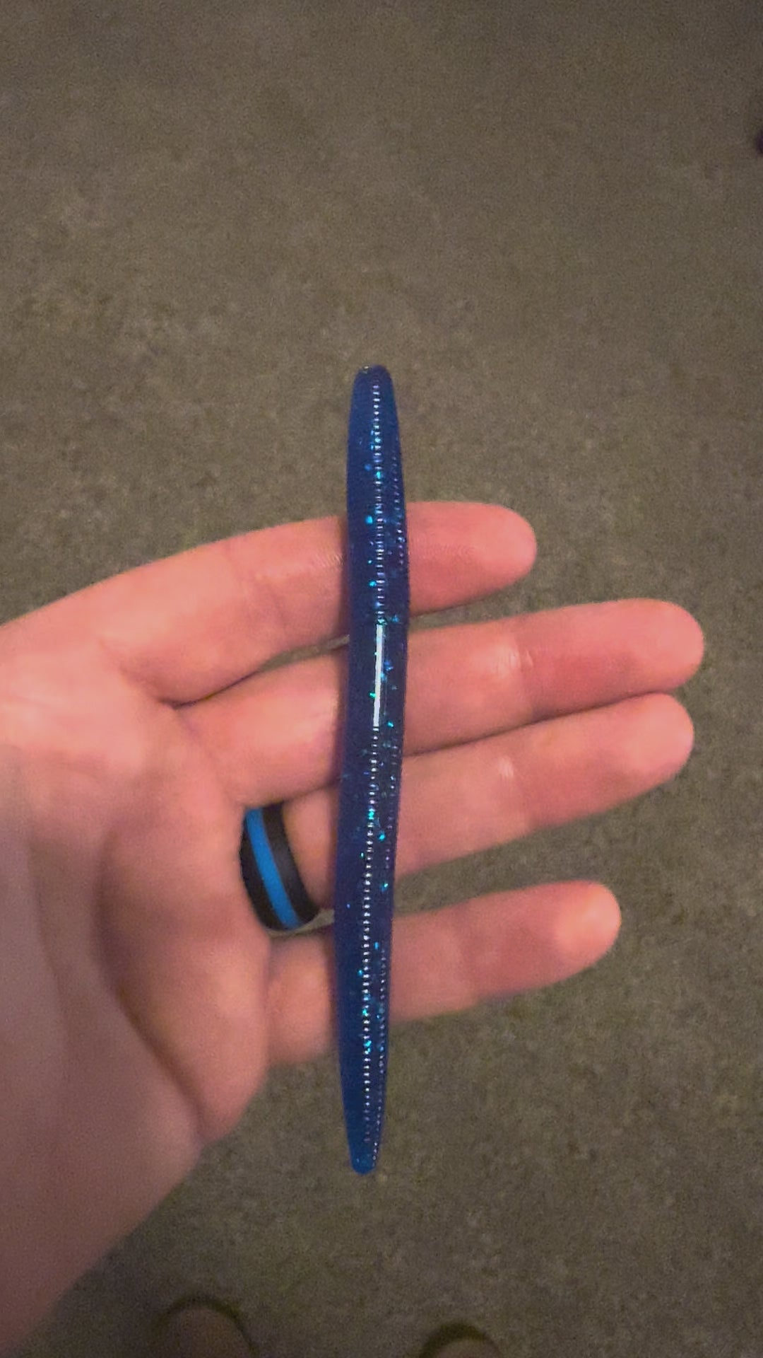 Blue Lagoon 5" worm (9pcs/bag)